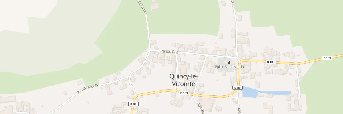 Plan du 8 Grande Rue à Quincy-le-Vicomte