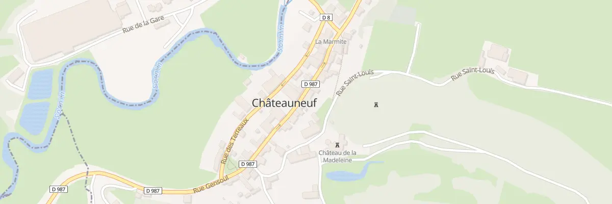 Plan du 5053B Le Bourg à Châteauneuf