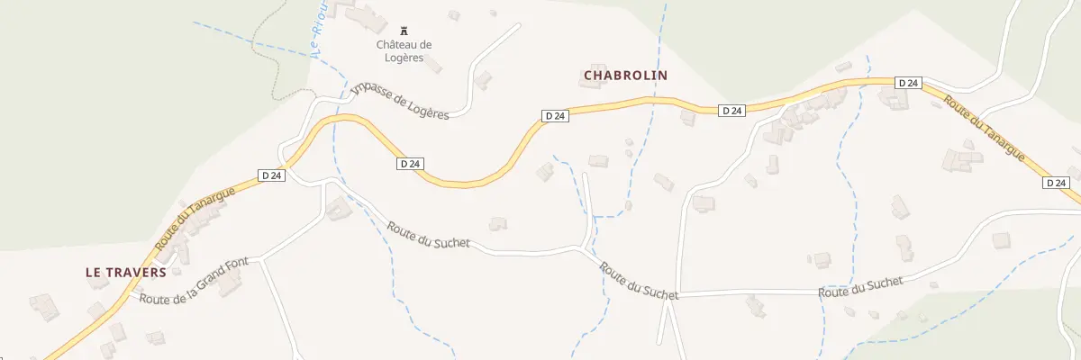 Plan du 3055 Rte de Tanargue à Joannas