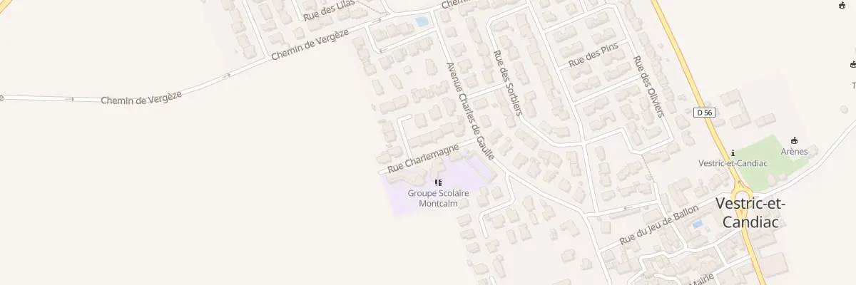 Plan du 9 Rue Charlemagne à Vestric-et-Candiac