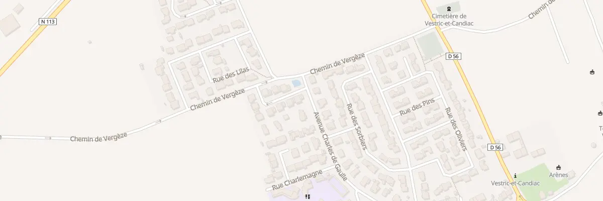 Plan du 7 Rue de la Source à Vestric-et-Candiac