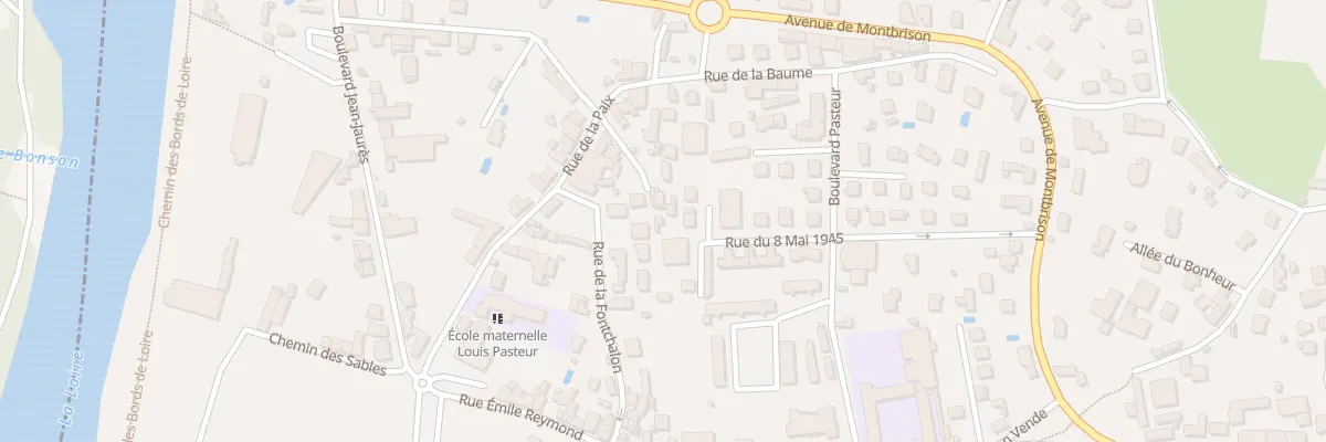 Plan du 6 Imp de la Paix à Andrézieux-Bouthéon