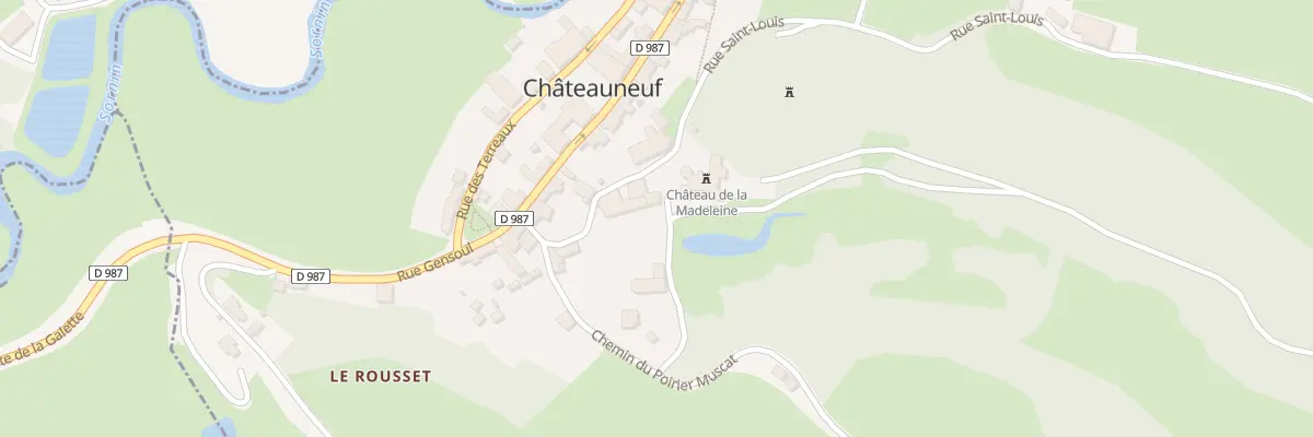 Plan du 5078 Le Bourg à Châteauneuf