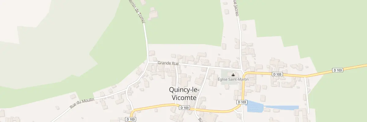 Plan du 5 Grande Rue à Quincy-le-Vicomte