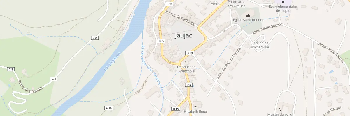 Plan du 49 Rue des Frères Fabre à Jaujac