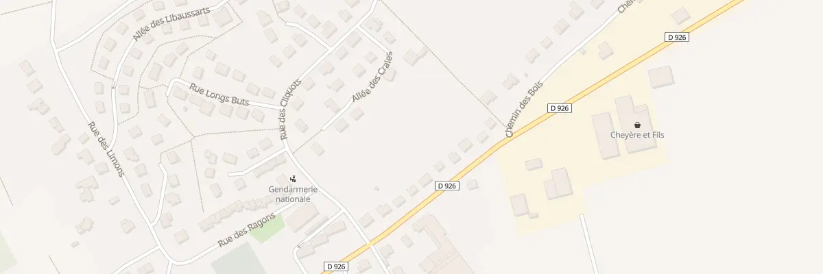 Plan du 83 Rue de Sommevue à Château-Porcien