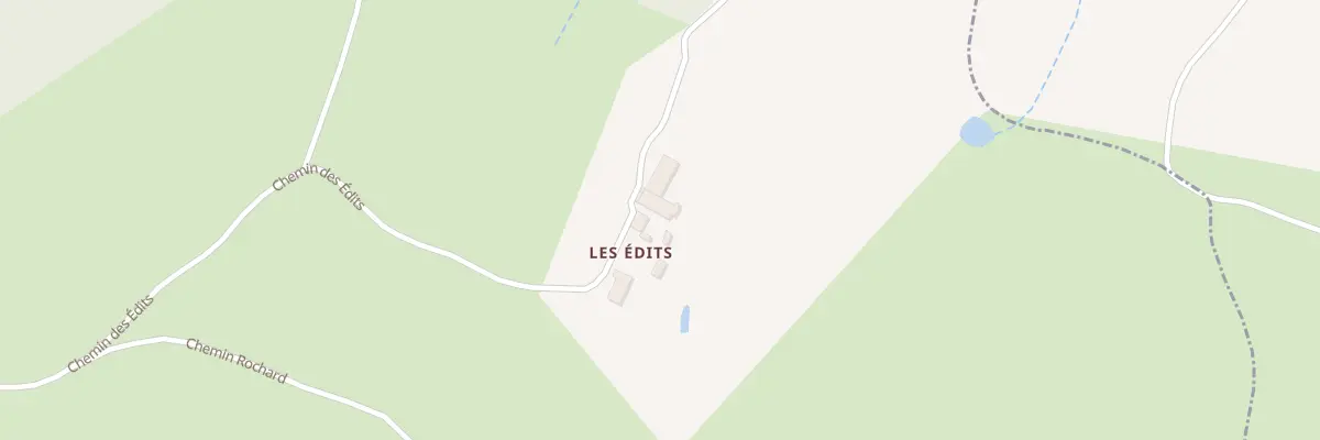 Plan du 524 Che des Édits à Montagny