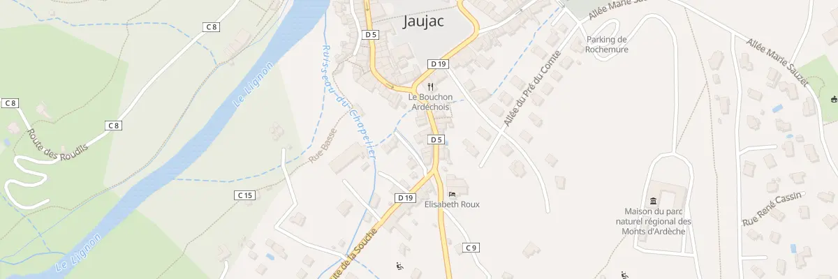 Plan du 70 Rue du Terras à Jaujac