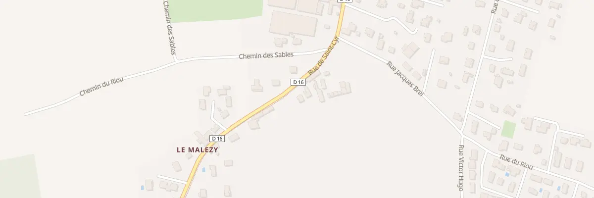 Plan du 590 Rue de Saint Cyr à Saint-André-le-Puy
