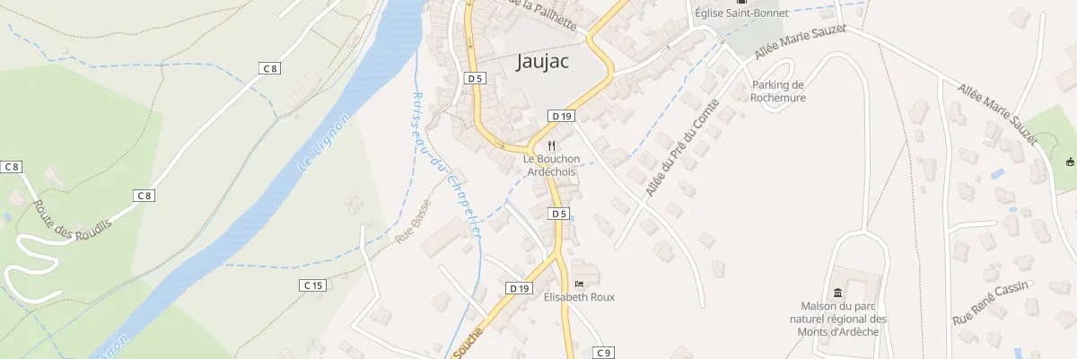 Plan du 40 Rue du Terras à Jaujac