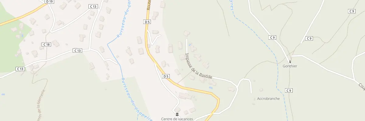 Plan du 285 Imp de la Bastide à Jaujac