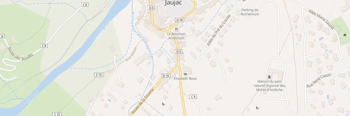 Plan du 96 Rue du Terras à Jaujac
