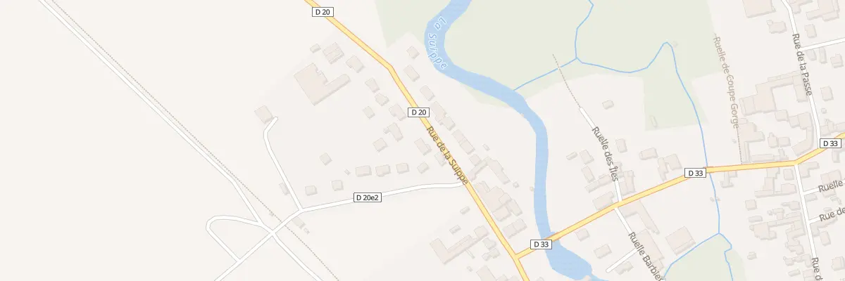 Plan du 12 Rue de la Suippe à Heutrégiville