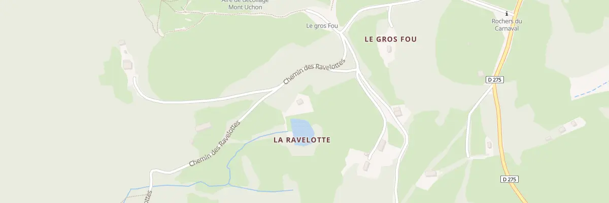 Plan du 5076 La Ravelotte à Uchon