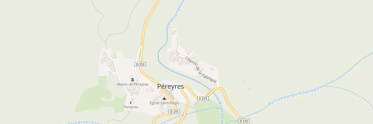 Plan du 5036 Le Chambon à Péreyres