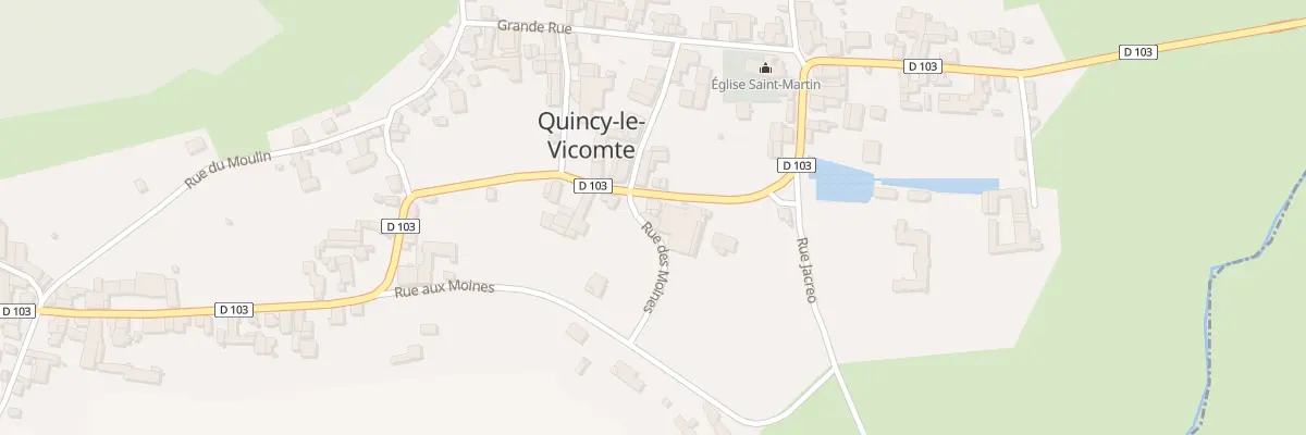 Plan du 6 Rue des Saussaies à Quincy-le-Vicomte