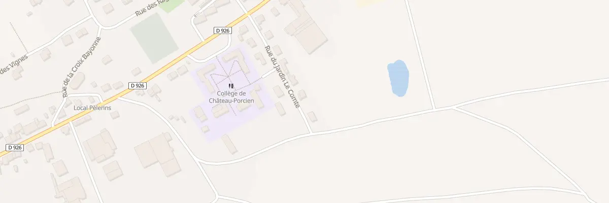Plan du 9 Rue du Jardin le Comte à Château-Porcien