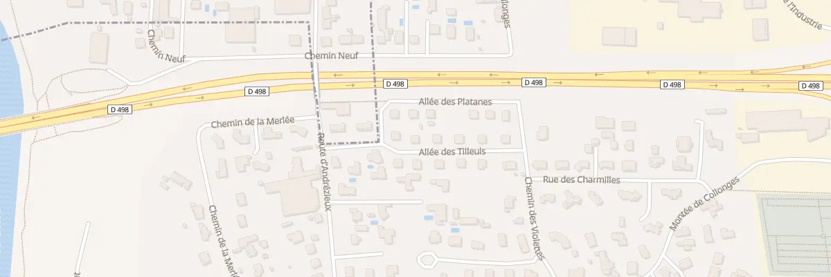 Plan du 10 All des Tilleuls à Saint-Just-Saint-Rambert