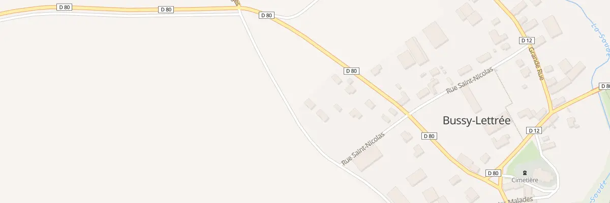 Plan du 5107 Les Fosses à Bussy-Lettrée