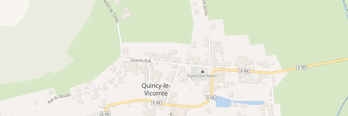 Plan du 9 Grande Rue à Quincy-le-Vicomte