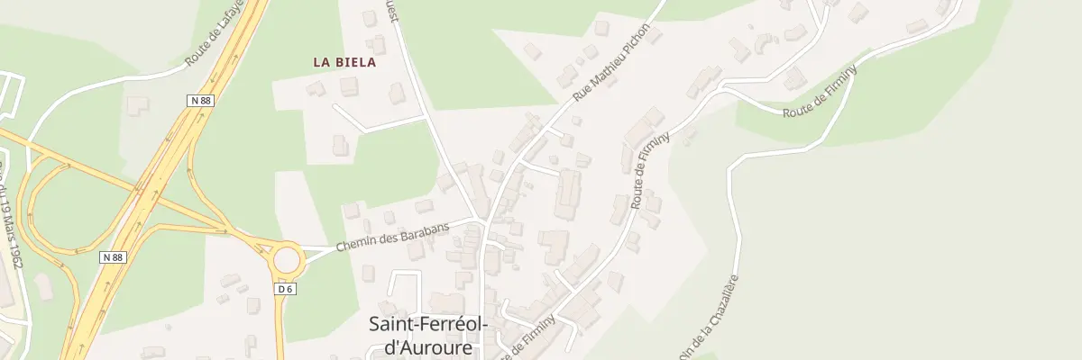 Plan du 9017 Rue Mathieu Pichon à Saint-Ferréol-d’Auroure
