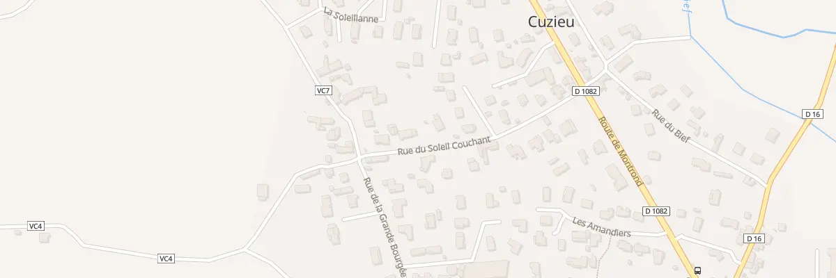 Plan du 226 Rue du Soleil Couchant à Cuzieu