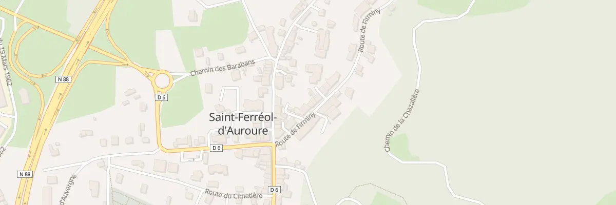 Plan du 9008 Rte de Firminy à Saint-Ferréol-d’Auroure