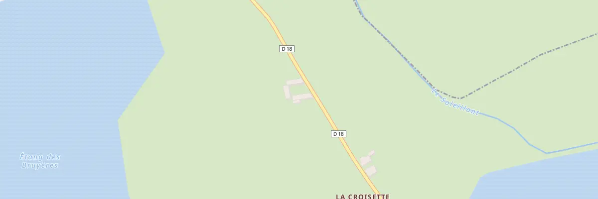 Plan du 3811 Rte des Etangs à Valeille