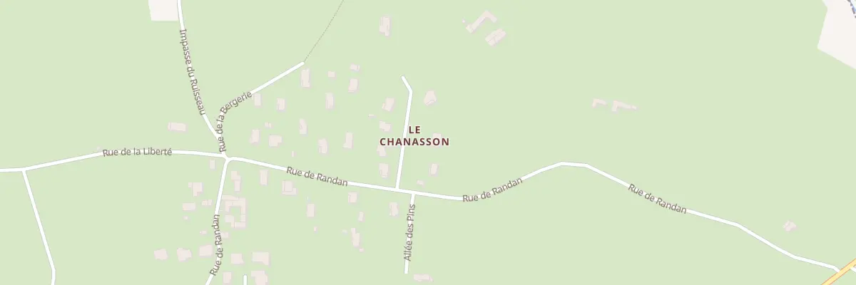 Plan du 50 All du Chanasson à Civens