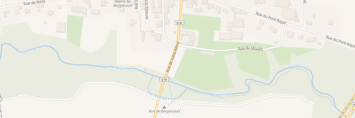 Plan du 7 Rue de Saint Remy à Bergnicourt