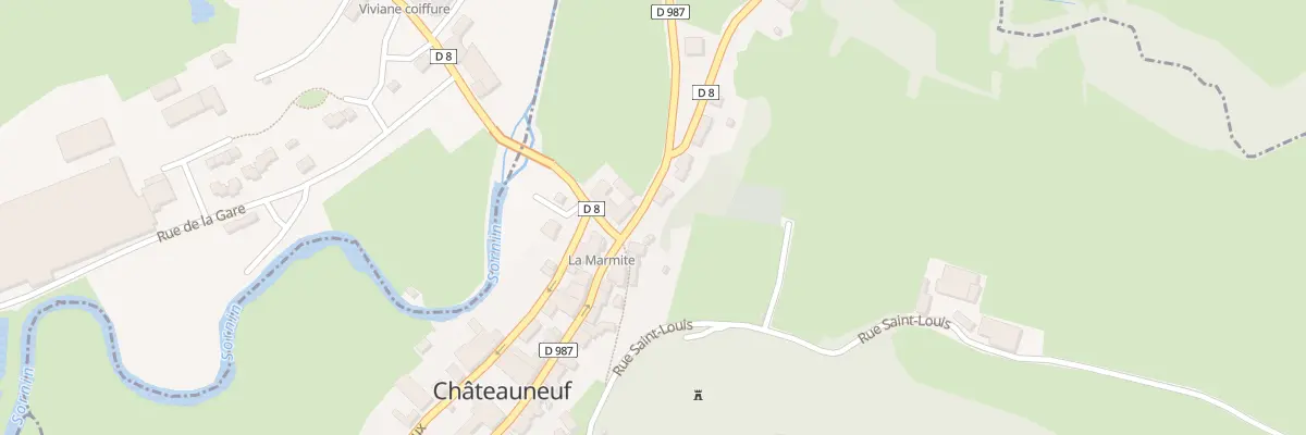 Plan du 5007 Le Bourg à Châteauneuf