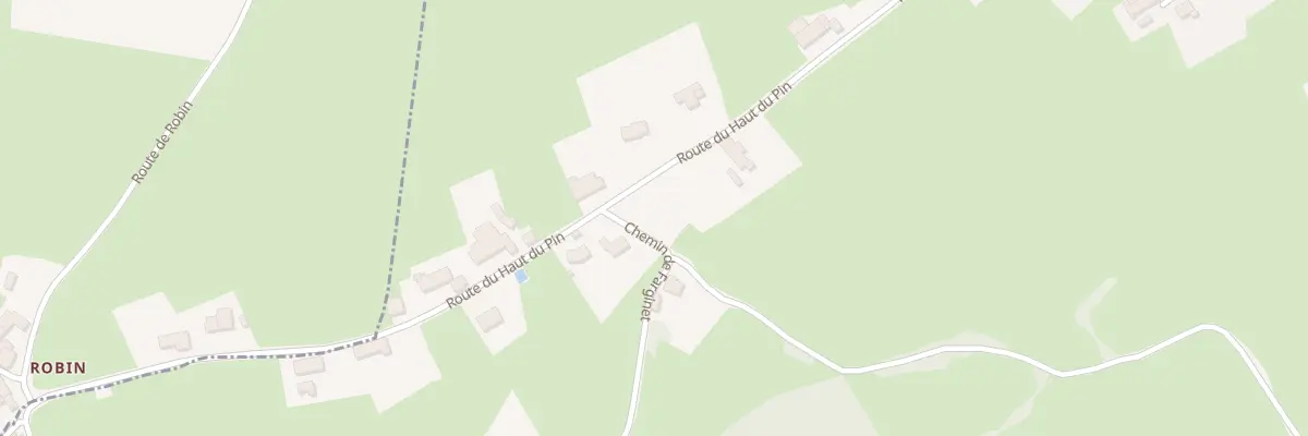 Plan du 613 Rte du Haut du Pin à Tancon