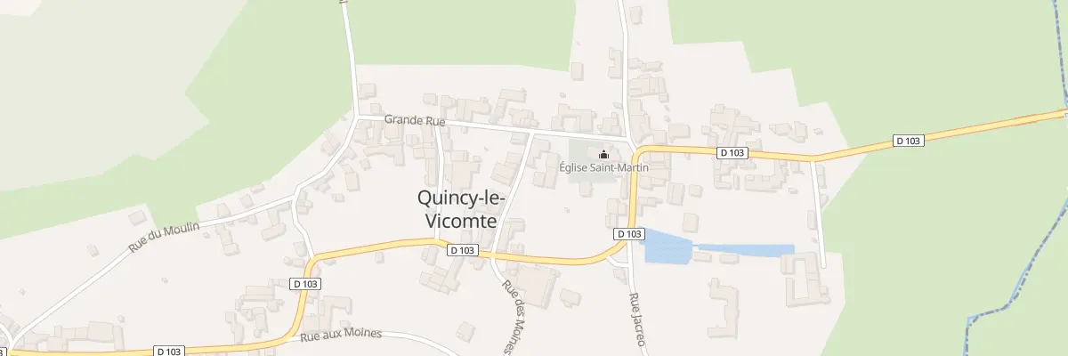 Plan du 2 Rue du Centre à Quincy-le-Vicomte