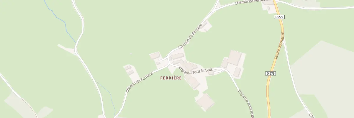 Plan du 5089 Ferrieres à Vareilles
