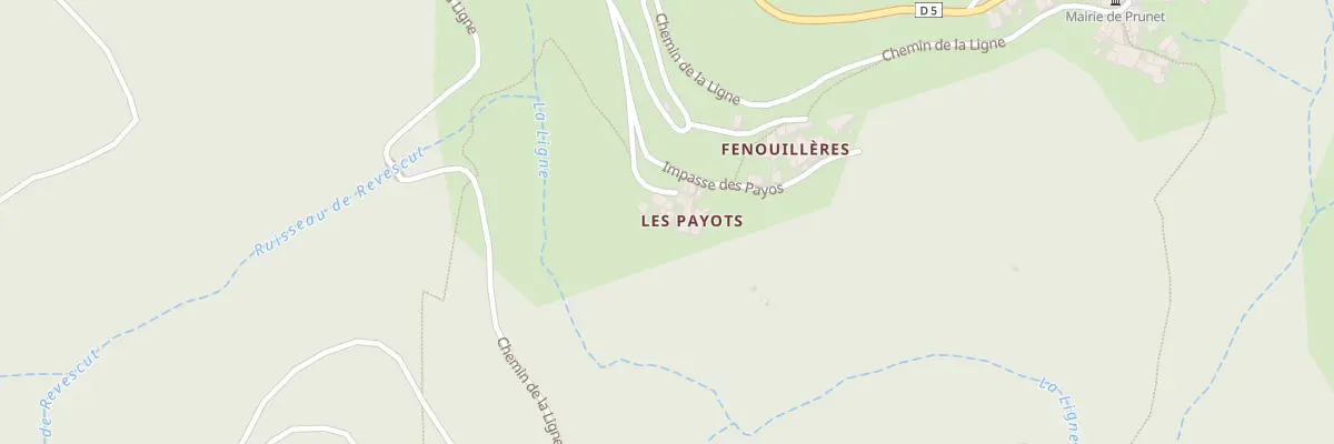 Plan du 5056B Les Payos à Prunet