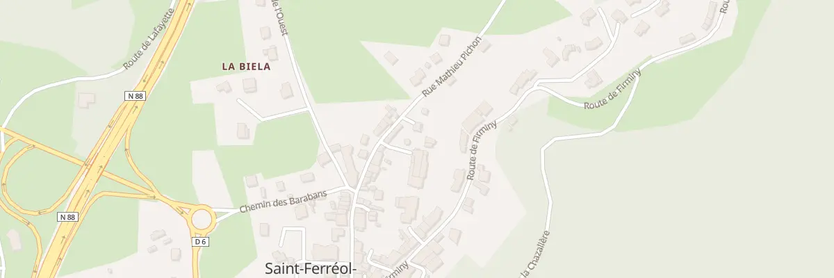 Plan du 117 Rte de Firminy à Saint-Ferréol-d’Auroure