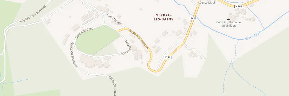 Plan du 475 Rte des Thermes à Meyras