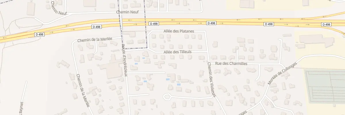 Plan du 7 All des Tilleuls à Saint-Just-Saint-Rambert