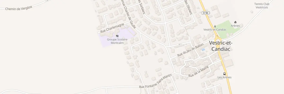 Plan du 6 Imp Jean Moulin à Vestric-et-Candiac