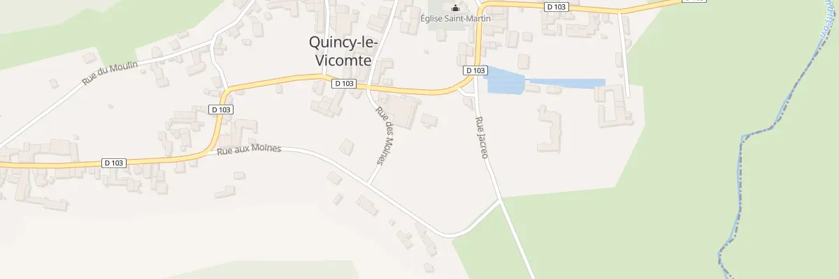 Plan du 8 Rue des Saussaies à Quincy-le-Vicomte