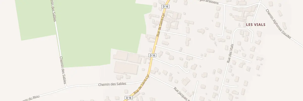 Plan du 785 Rue de Saint Cyr à Saint-André-le-Puy