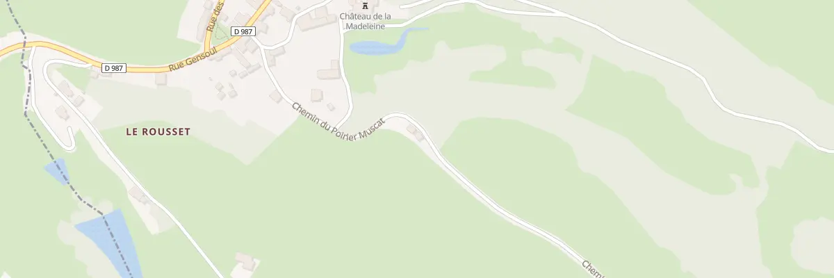 Plan du 5070 La Barbandiere à Châteauneuf
