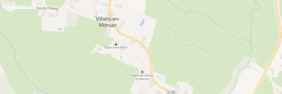 Plan du 5051 Le Village à Villiers-en-Morvan