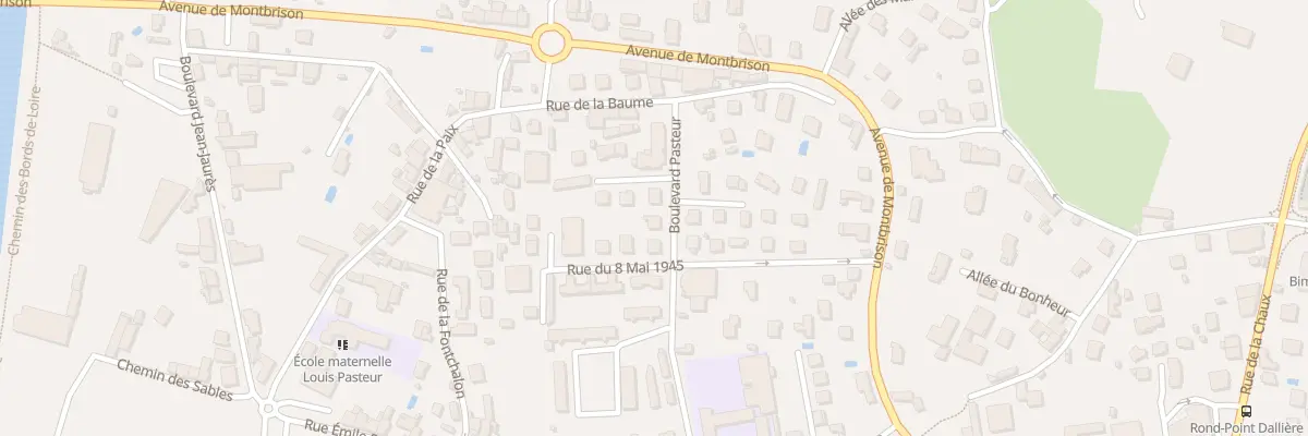 Plan du 15 Bd Pasteur à Andrézieux-Bouthéon