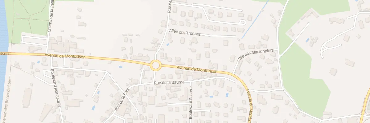 Plan du 20 Av de Montbrison à Andrézieux-Bouthéon