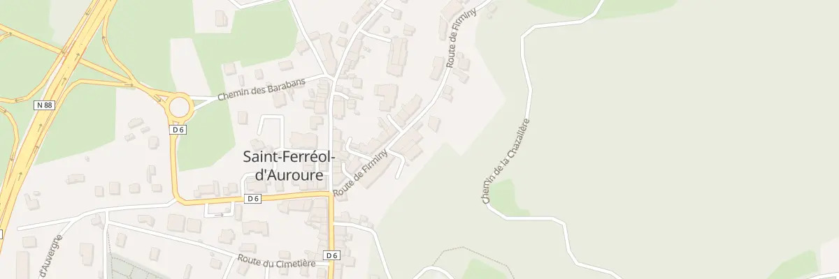 Plan du 116 Rte de Firminy à Saint-Ferréol-d’Auroure