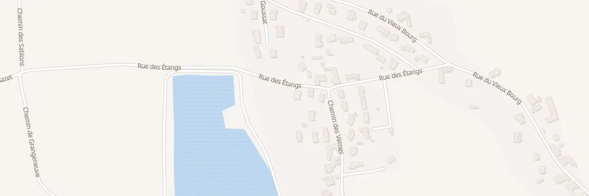 Plan du 255 Rue des Étangs à Veauchette