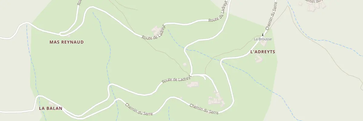 Plan du 3185 Rte de Ladreyt à Jaujac