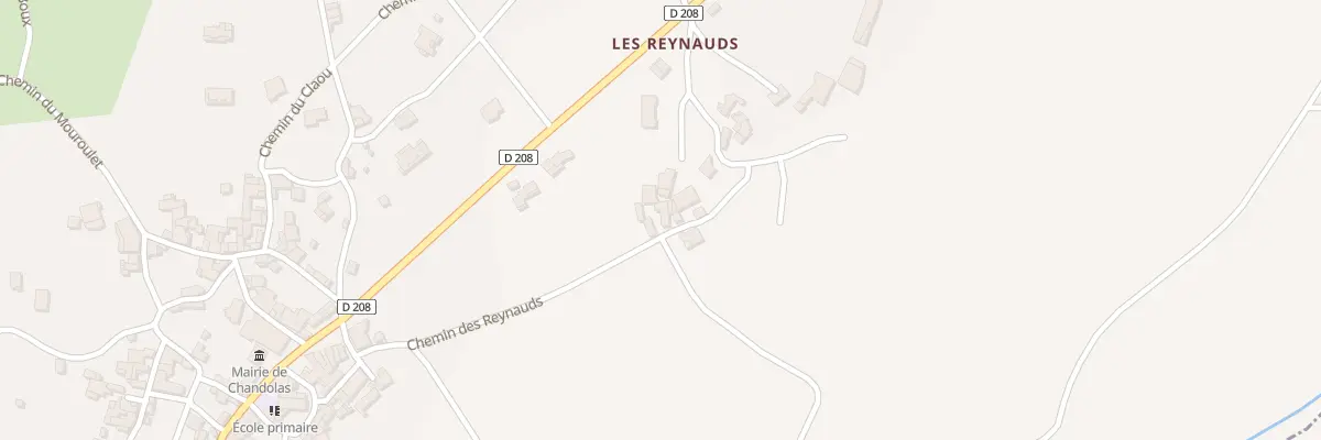 Plan du 5010 Les Reynauds à Chandolas
