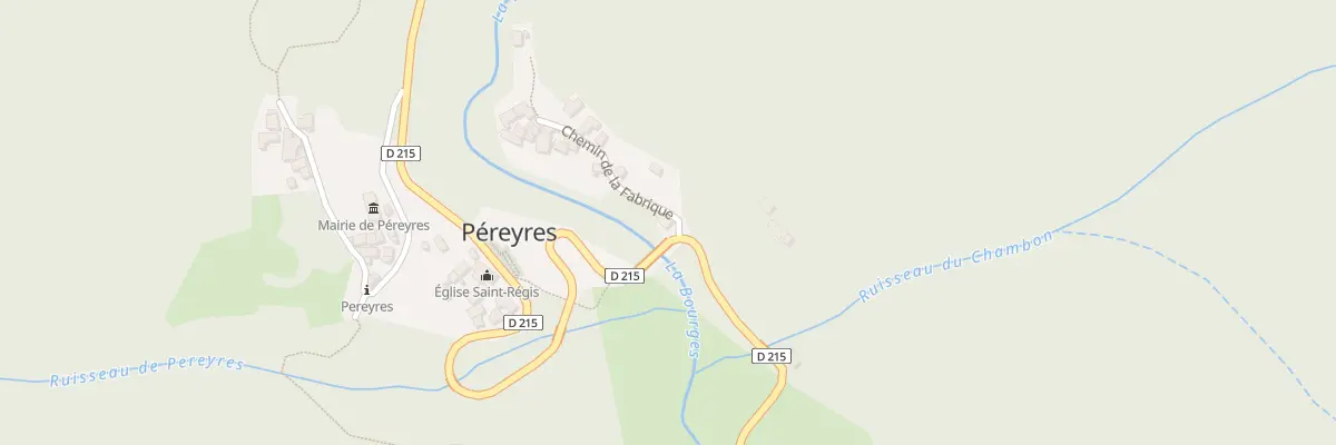 Plan du 1 Che de la Fabrique à Péreyres